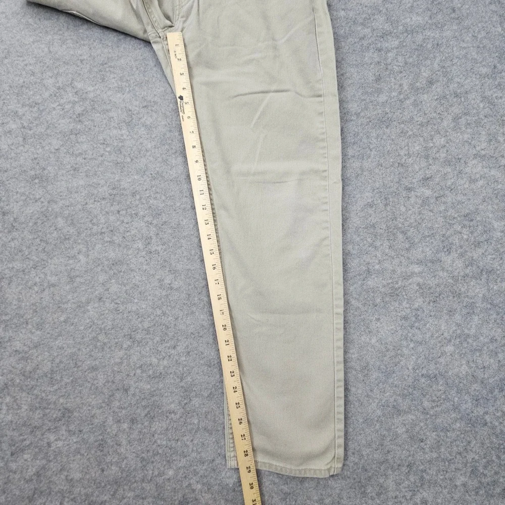 Levi's 502 Regular Taper Jeans Men's 34x32 Khaki Tan Beige Stretch Denim 2021
